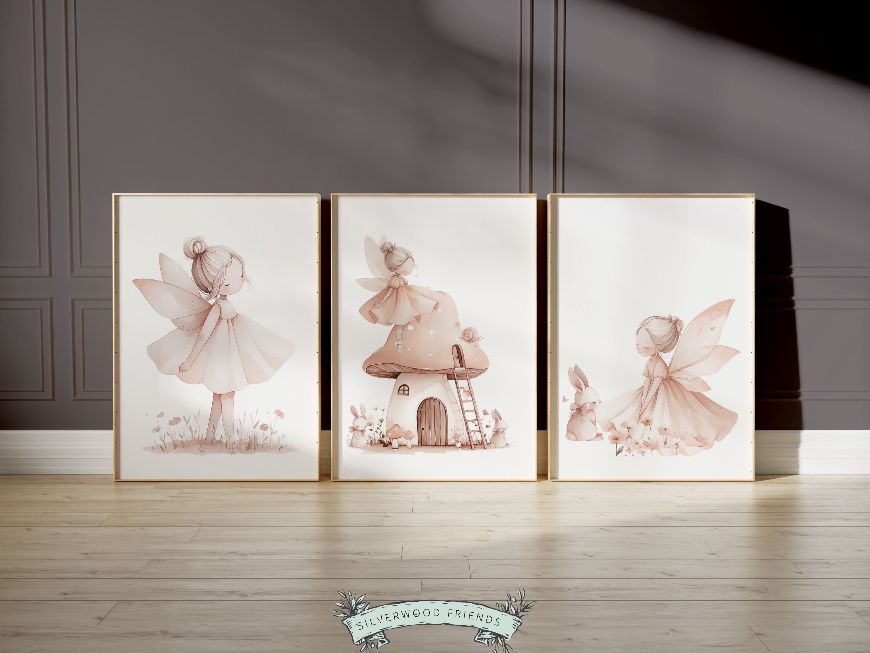ORIGINAL Wildflower Fairy Nursery Print Gift for Baby Girl Fairy ...