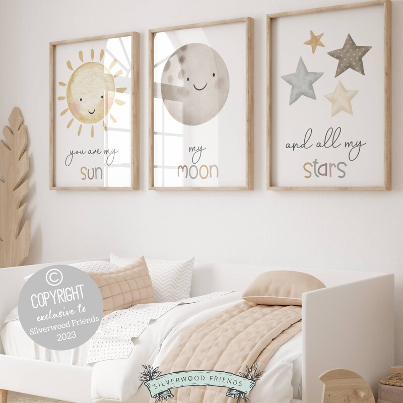 Moon Stars Nursery - Etsy