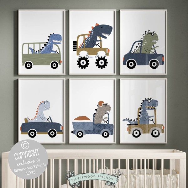 Dinosaur Nursery Prints - Etsy