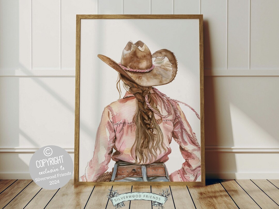 cowgirl-horse-print-cowgirl-horse-riding-room-wall-decor-baby-girl