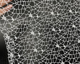 Hollow Fabric, Guipure Fabric, Designer Fabric, Polyester Texture Fabric for Prom Gown, Party Decor, Cosplay, Garment, Outfits