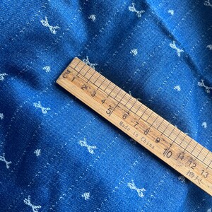 Tela jacquard con lazo de mezclilla a rayas, tela de tapicería, material para chaquetas, pantalones, bolsos, lazos para el cabello y proyectos de manualidades. imagen 7