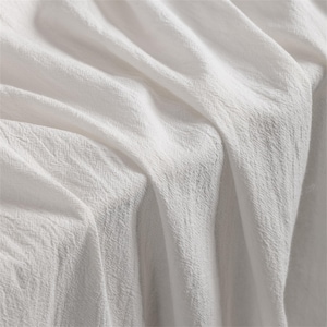 Textured Cotton Fabric, Lightweight Cotton Fabric, Washed Cotton Fabric, 100% Cotton, Colored Cotton Fabric, By the Half Yard