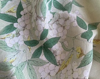 Wykwintna zielona tkanina poliestrowa z haftem ramia, tkanina z kwiatowym wzorem liści, na suknię dla druhen, cheongsam, opaskę na głowę, spódnicę