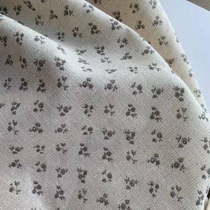 Blommigt bomullslinnetyg med tryck, mjukt jacquardtyg, klädquiltning, kostym för bordsduk, skjortor, gardiner, klädesplagg