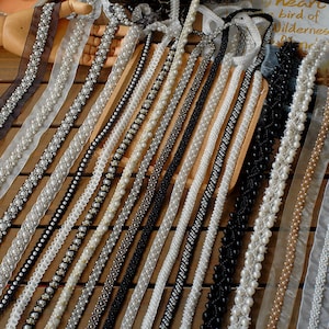 Beaded Lace Trim -  UK