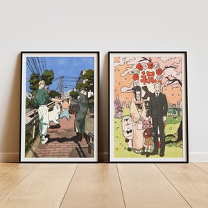 Spy x Family Posters 4 pack, Digital Print, Art Anime Wall Print, Forger Family