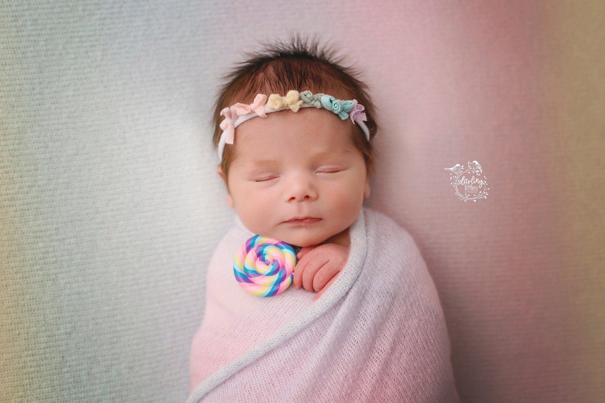 Lollipop for newborn photography prop RTS
