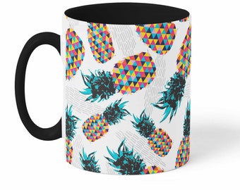 Stubbyz Pineapple Heads Ceramic Mug - 11oz