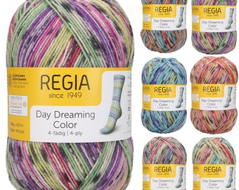 79,90EUR/kg | 100g Regia Day Dreaming Color | 4-fach 4-fädig Sockenwolle Garn Stricken Häkeln