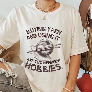 Funny Crochet Shirts, Crocheting Gifts, Knitting Gifts for Mom, Gift for Grandma, Knitting Shirts for Women, Knitter Gifts, Crocheter Outfit