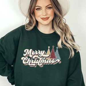 Retro Merry Christmas Shirt,Merry Christmas Shirt,Christmas T shirt, Christmas Family Shirt,Christmas Gift,70s Style Merry Christmas Shirt