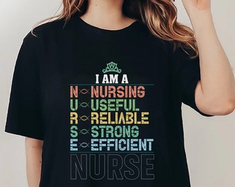 Cute Nurse Shirt, Nursing Shirt ,Nurse t-shirt for Nurses Gift, Nursing School Shirt,Funny Nursing School Shirt Nursing Student Shirt