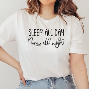 Nurse Shirts, Nursing Shirt, Nurse Gifts, Nurse Tee Sleep T-shirt Nurse gift Nurse Shirt, Nurse Gift, Funny Nurse Shirt