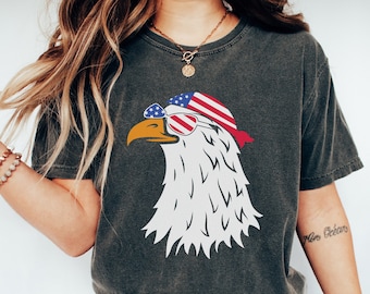 Vintage Patriotic Eagle 4th of July Shirt