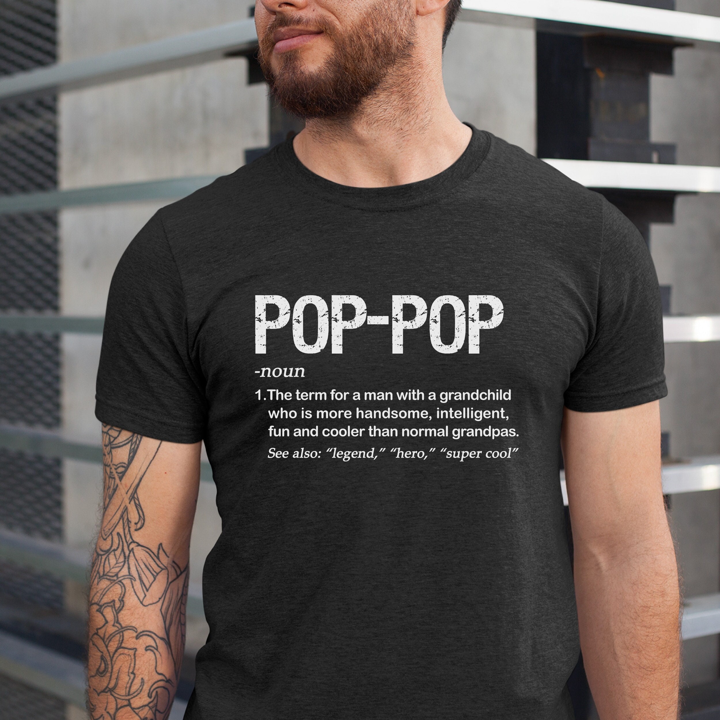 Pop Pop Definition T-shirt, Grandpa Gift - Etsy