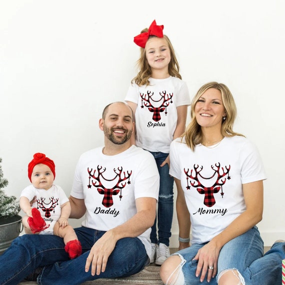Christmas matching family shirts hotsell