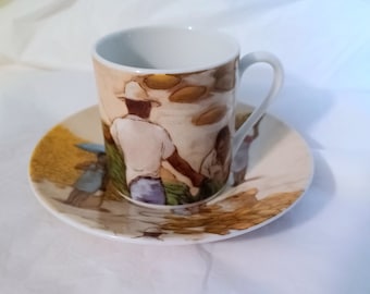 1 Expresso Cup Arte de Cafe Limited Edition Andujar Dominican Republic Demitasse Juan Plutarco Andujar