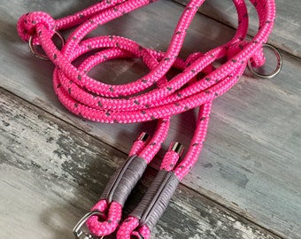 Rope line made of reflective PPM rope, adjustable