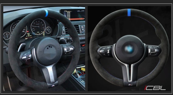 BMW MSport steering with brand new Alcantara wrap, Car Accessories