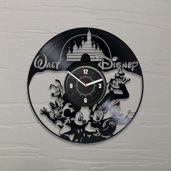 Mickey & Minnie シルエットクロック　ディズニー　プライズセット Mickey Mouse and Friends Vinyl Mickey u0026 Minnie シルエット