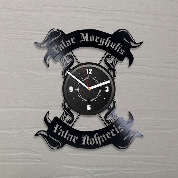 Horloge Murale Game Of Thrones – Découpée Au Laser Et Peinte à La Main