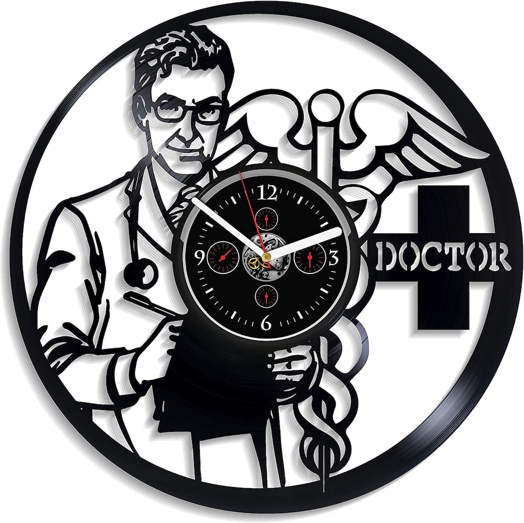 Doctor Vinyl Record Wall Clock Doctor Art Contemporary Decor for Home ...