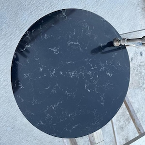 Custom Natural Quartz Round Table Top: Home Decor Centerpiece