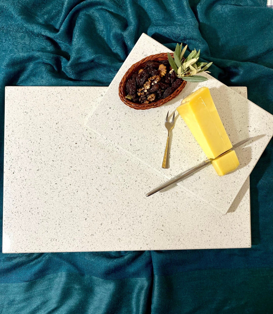 Large Quartz Cutting Board,kristella White Serving Display,stone