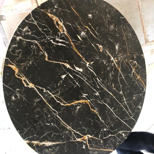 Custom Natural Marble Round Table Tops White Round Center Etsy