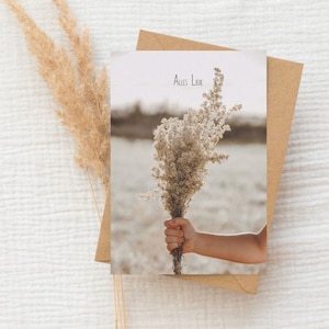 Postkarte Alles Liebe