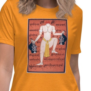 TANTRIK ART SERIES #5 - Shakti Tantra; heavyweight Women&#39;s t-shirt
