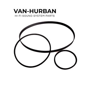 Puede incluir: Tres anillos de goma negra de diferentes tamaños. Los anillos se utilizan como piezas de repuesto para sistemas de sonido de alta fidelidad. VAN-HURBAN HI-FI SOUND SYSTEM PARTS.