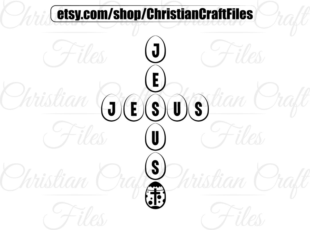 Jesus easter eggs svg resurrection svg jesus cross svg cross svg
