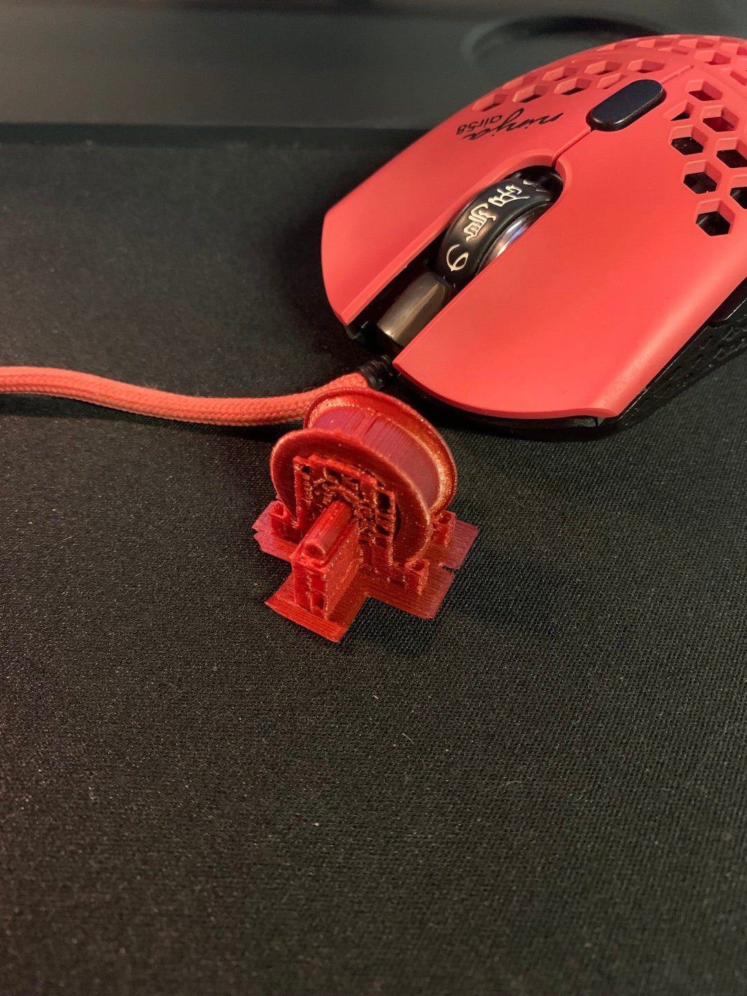 【概要欄必読】final mouse ninja air (red) Finalmouse Air58 Ninja Gaming Mouse - Cherry Blossom Red