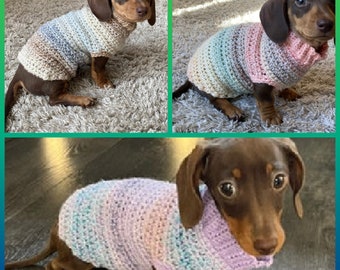 Puppy Jumpers for Miniature Dachshunds aged 10-14 weeks old