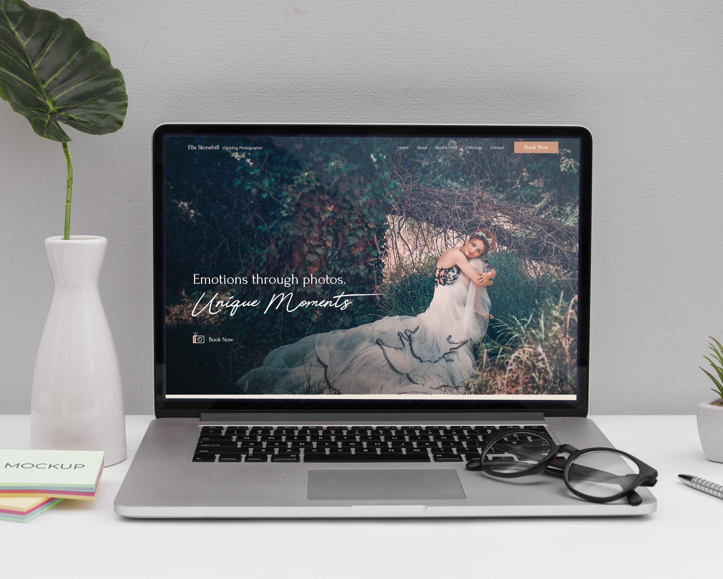 Wix site Template Photography site Template Editable Etsy