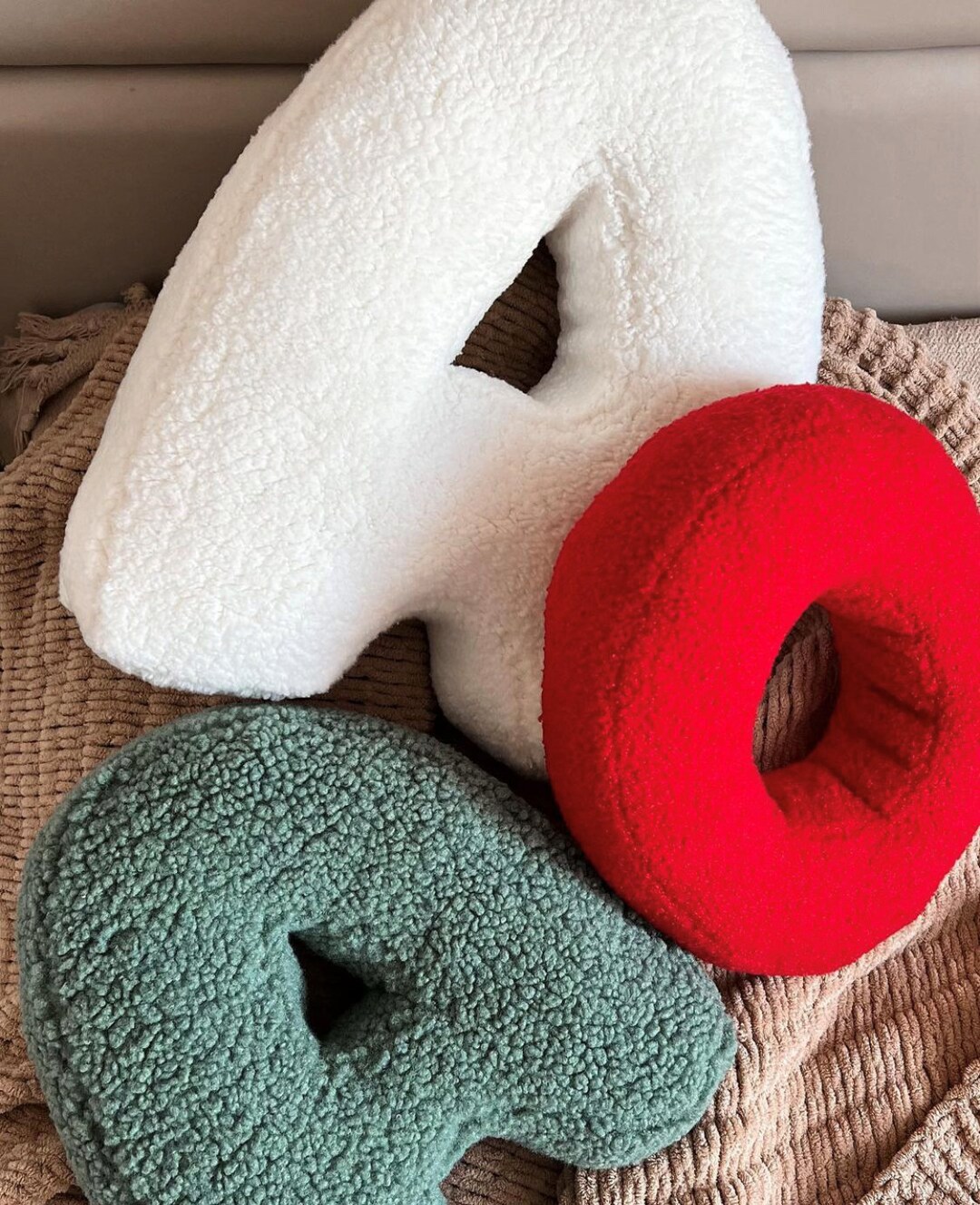 Plush Soft Letter Pillow, Custom Fabric Letter, Personalized Initial ...