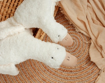 Teddy Goose Plush Pillow: Soft Stuffed Animal Toy