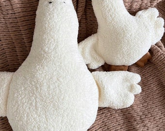 Cojín de peluche de osito de peluche, decoración infantil hecha a mano, cojín suave de peluche, detalle para la habitación del bebé, regalo para la habitación de los niños