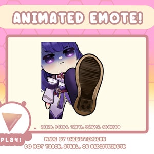 RAIDEN STOMP EMOTE | Step Emote | Animated/Static Emote | Twitch and Discord Emote