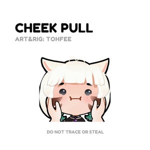 FFXIV ANIMATED EMOTE | Cheek Pull Emote | Animated Emote | Y'Shtola