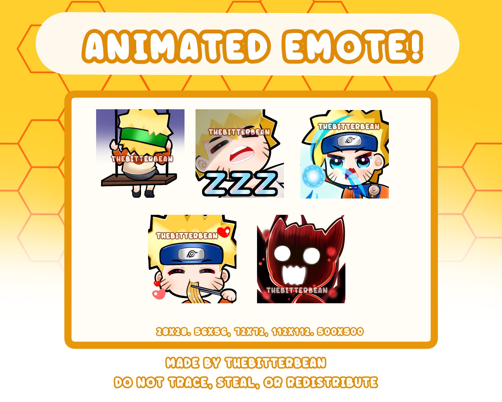 ANIMATED NINJA EMOTES Animated Emote Pack Sad Emote Ramen Emote Rage