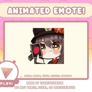 HU TAO EMOTE | Reverse Emote | Animated/Static Emote | Twitch and Discord Emote