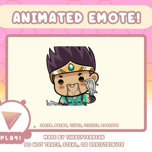 DRAVEN WIGGLE EMOTE | LoL Emote | Animated Emote | Twitch and Discord Emote