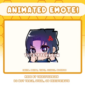 ANIMATED FIGHT EMOTE | Angry Emote | Cute Ninja Emote | Ninja Boy Emote | Twitch and Discord Emote