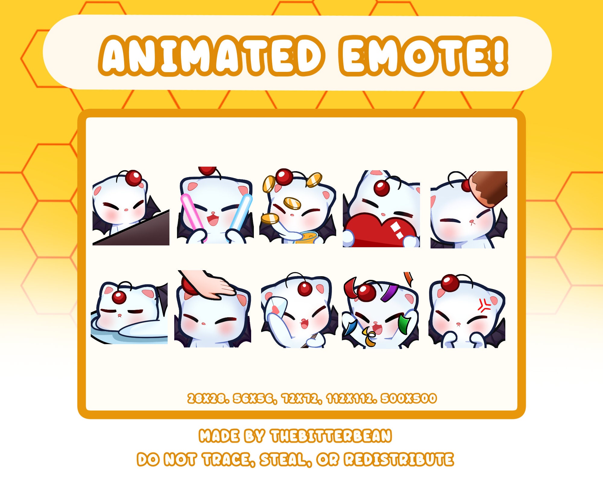 ANIMATED FFXIV EMOTES Moogle Emotes Animated Emotes Etsy India
