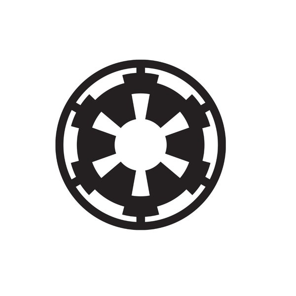 Imperial Logo Galactic Empire Vinyl Decal Sticker