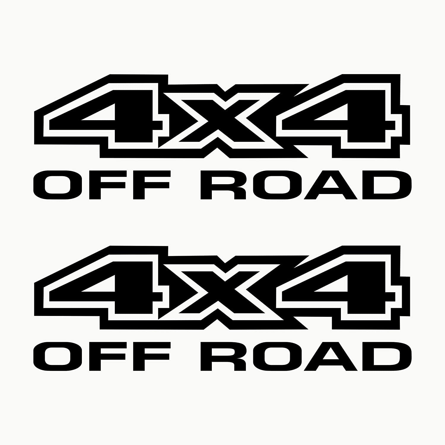 Artstickers 3 Unidades 2 Pegatinas 4x4 Off Road + 1 Estrellas de Regalo  Trail Off Road Todoterreno 4x4 Sport para Coche o Moto. Varios tamaños a  Elegir (Negro, 29 x 10cm) : : Coche y moto