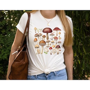 Mushroom Shirt, Fungus Shirt, Fungi Shirt, Vintage Mushroom Shirt, Magic Mushroom Shirt, Aesthetic Mushroom Shirt, Nature Lover Mushroom Tee